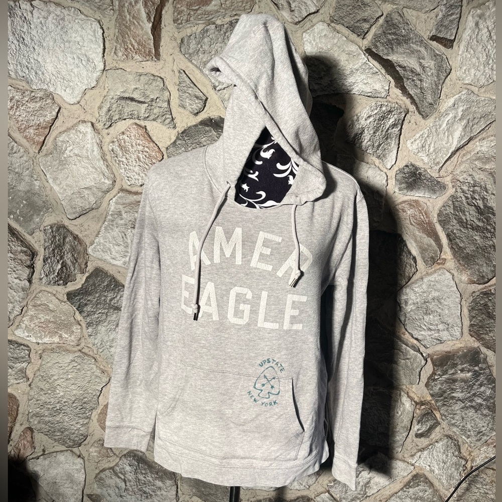 American Eagle Gray Hoodie M
